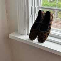 leopard ballet shoes