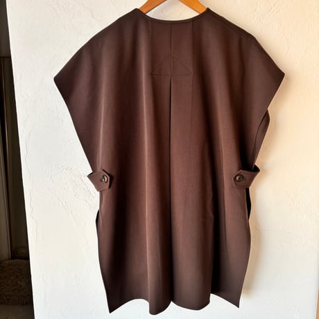 no collar poncho vest