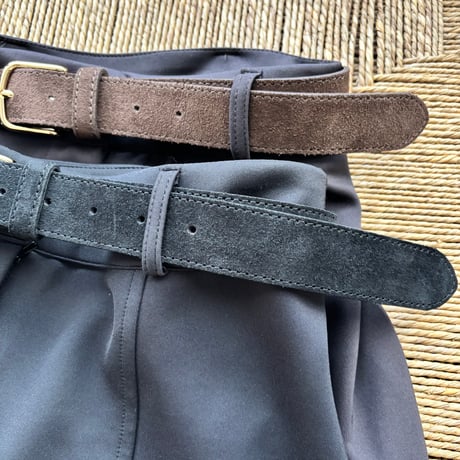 suede belt (2color)