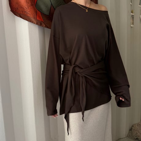 scarf set cutsew (3color)