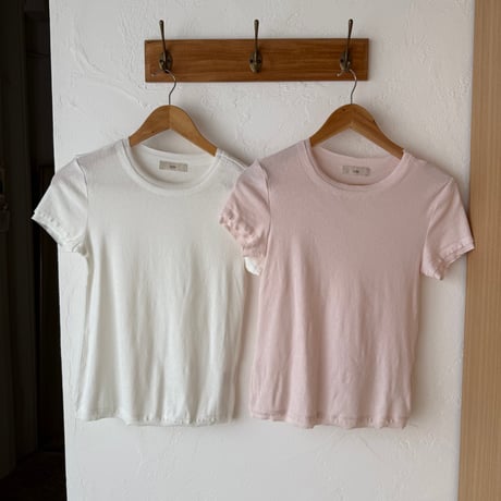 double collar t-shirt (2color)
