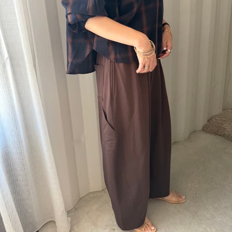 curve cut pants (3color)