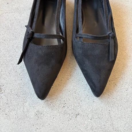 pointed flat shoes (3color)