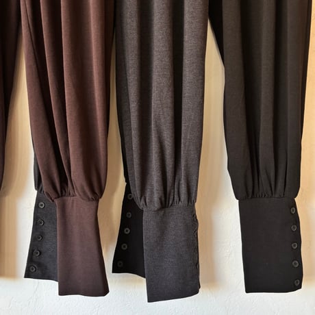 button jogger pants (3color)