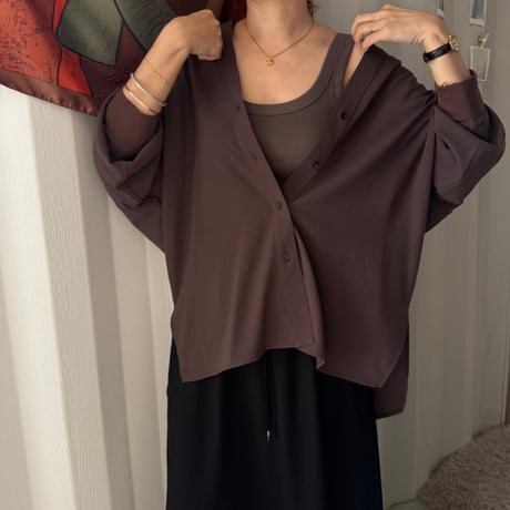 nudie no collar cardigan(3color)