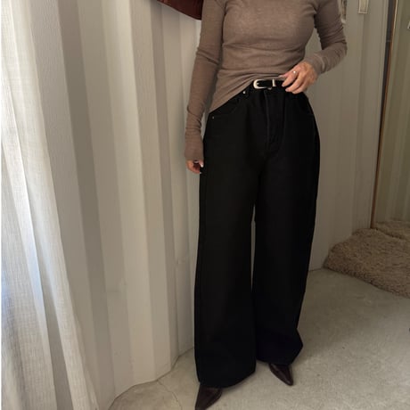 black denim