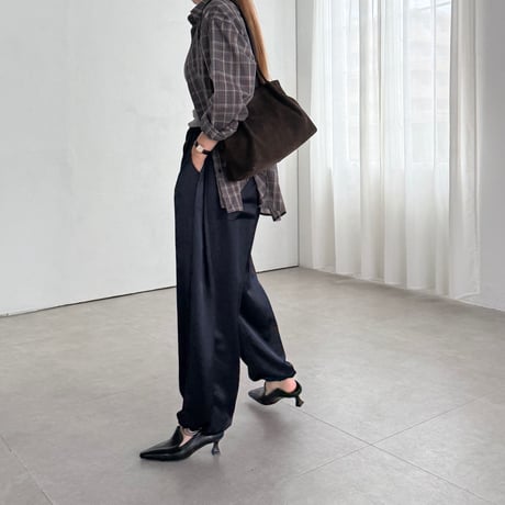 satin pants (2color)
