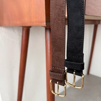 suede belt (2color)