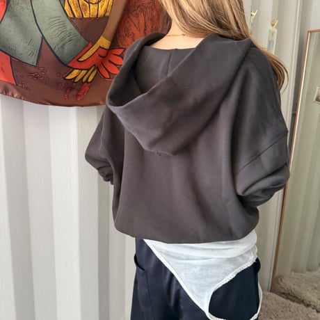 organic cotton sweat parker