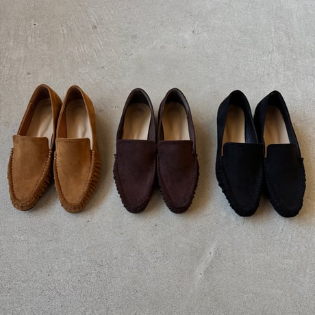 suede loafer (3color)