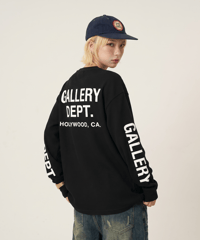 【予約販売】GALLERY DEPT. ロングスリーブTシャツ #ブラック