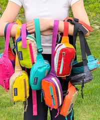 【予約販売】カラフル ウェストバッグ ボディバッグ