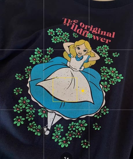 【予約販売】Alice アリス ビンテージデザインプリントTシャツ