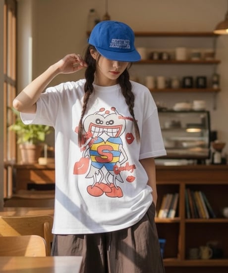 【予約販売】ビンテージ 復刻デザインプリントTシャツ