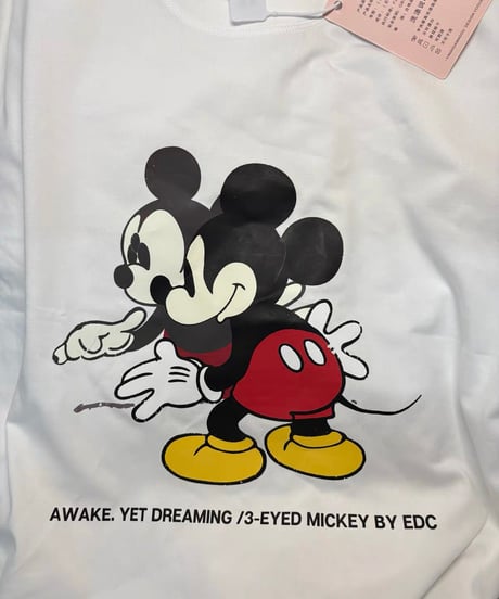 【予約販売】Mickey 3 Eyes デザインプリントTシャツ