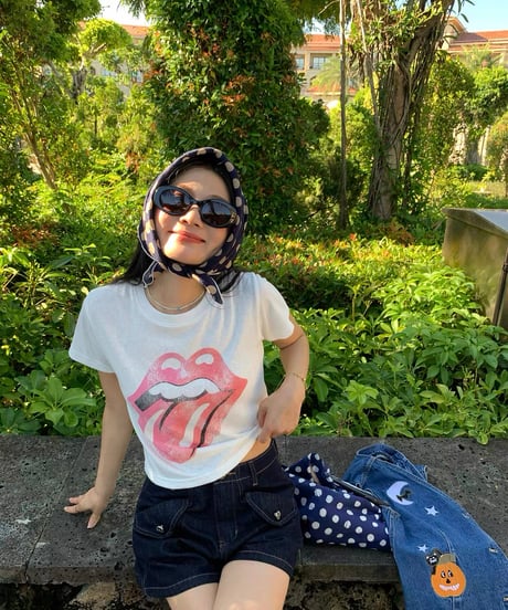【予約販売】ビンテージ デザインプリントショートTシャツ