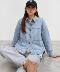 【予約販売】ビンテージデザインデニムシャツジャケット