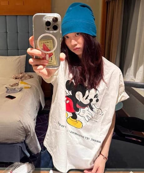 【予約販売】Mickey 3 Eyes デザインプリントTシャツ