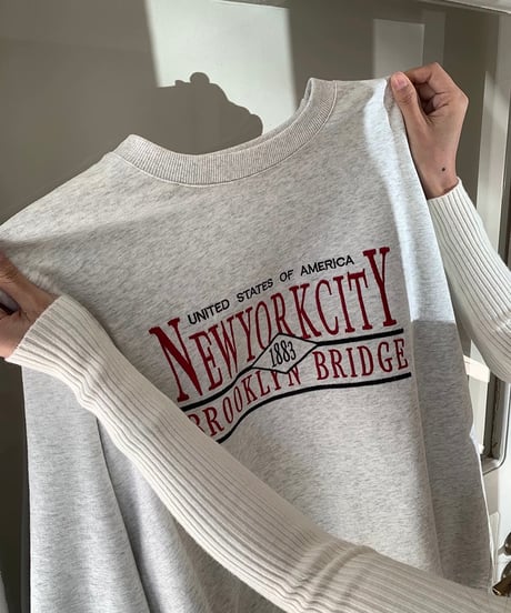 【予約販売】NEW YORK CITY レトロスウェット