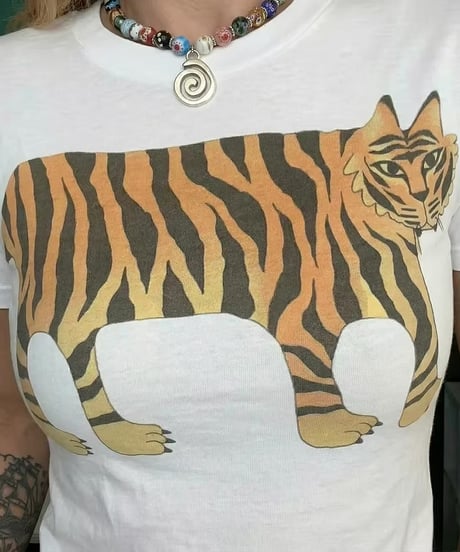 【予約販売】 タイガープリントショートTシャツ