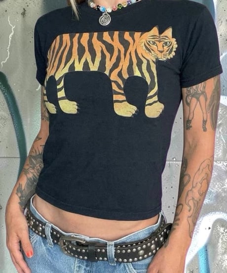 【予約販売】 タイガープリントショートTシャツ