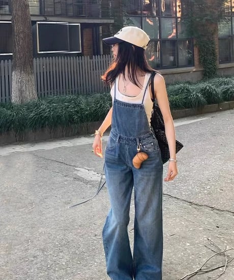 【予約販売】デニムサロペットパンツ オーバーオール
