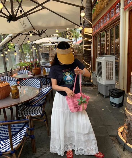 【予約販売】Alice アリス ビンテージデザインプリントTシャツ