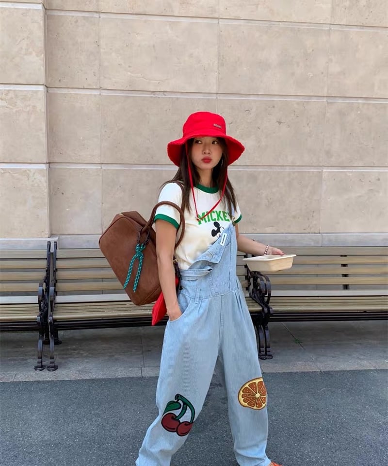 予約販売】Mickey ビンテージデザインプリント リンガーTシャツ | KISHIKA