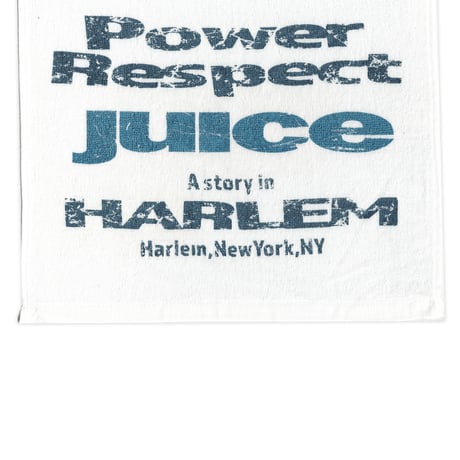 "JUICE" THE TOWEL. WHITE