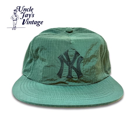 "Uncle Jay's Vintage" NY YANKEES NYLON CAP GREEN