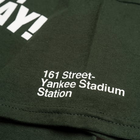 "GO YANKS" 6oz US Cotton Tee ForestGreen