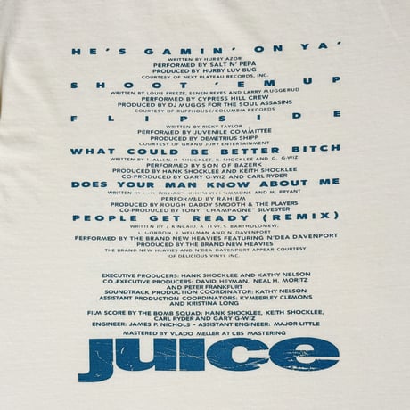 "JUICE" CREDIT 6.1oz S/S Tshirt Cream