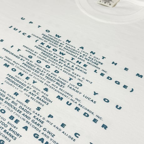 "JUICE" CREDIT 6.1oz S/S Tshirt White