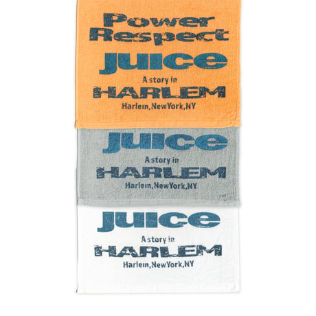 "JUICE" THE TOWEL. WHITE