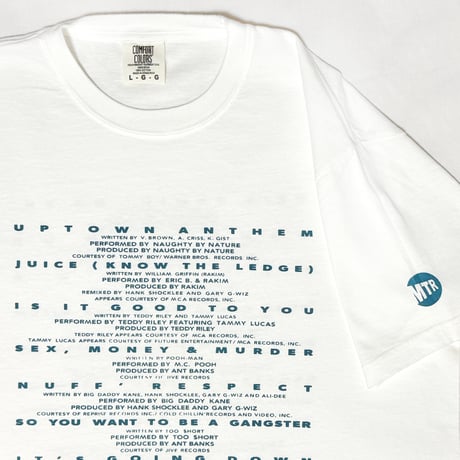 "JUICE" CREDIT 6.1oz S/S Tshirt White