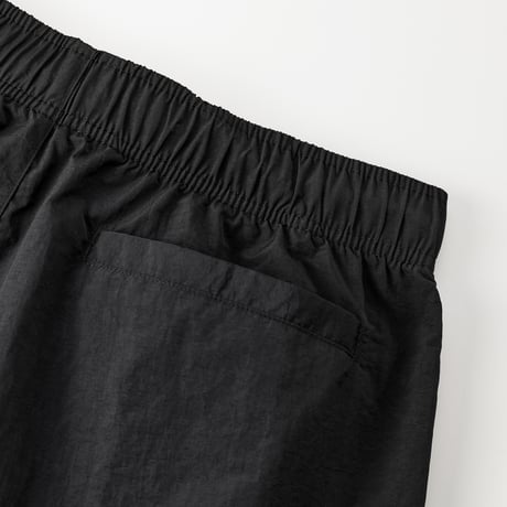 "Subway" COTTONLIKE NYLON PANTS BLACK