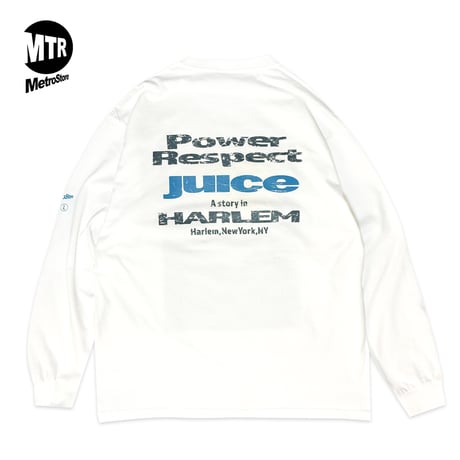 ORDER "JUICE" COVER Pt2 6.2oz L/S Tshirt White