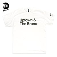 ”Uptown & The Bronx" 6oz S/S Tee White