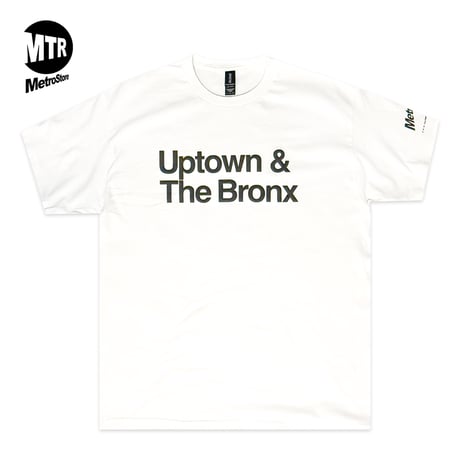 ”Uptown & The Bronx" 6oz S/S Tee White