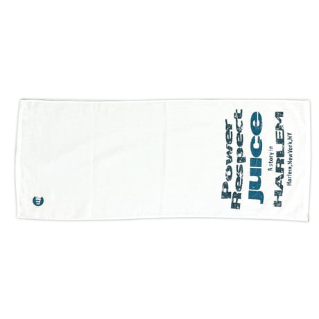 "JUICE" THE TOWEL. WHITE
