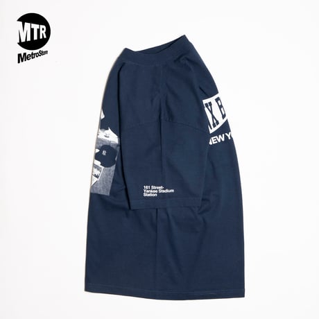 "THE BRONX BOMBERS" 7.5oz GarmentDye Heavyweight Tee MidnightNavy