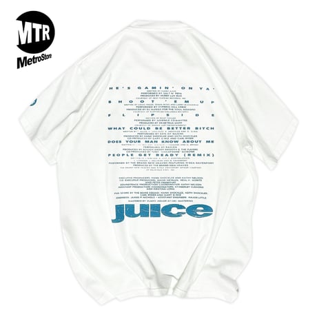 "JUICE" CREDIT 6.1oz S/S Tshirt White