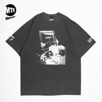 "THE BRONX BOMBERS" 7.5oz GarmentDye Heavyweight Tee ShadowBlack