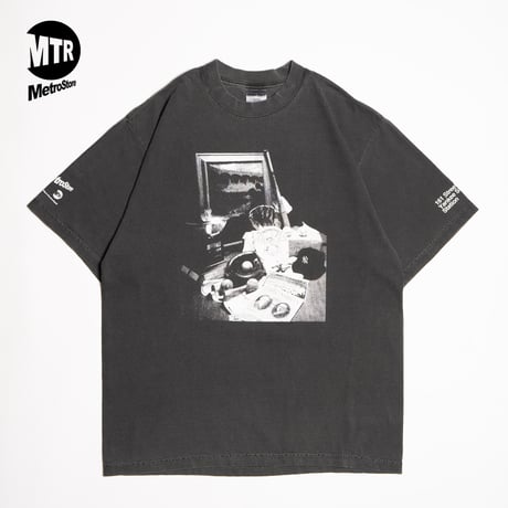 "THE BRONX BOMBERS" 7.5oz GarmentDye Heavyweight Tee ShadowBlack
