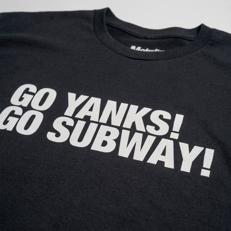 "GO YANKS" 6oz US Cotton Tee Black