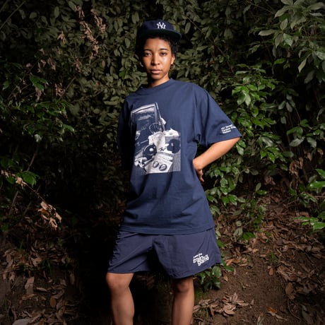 "THE BRONX BOMBERS" 7.5oz GarmentDye Heavyweight Tee MidnightNavy