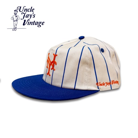 "Uncle Jay's Vintage" NY METS STRIPE CAP
