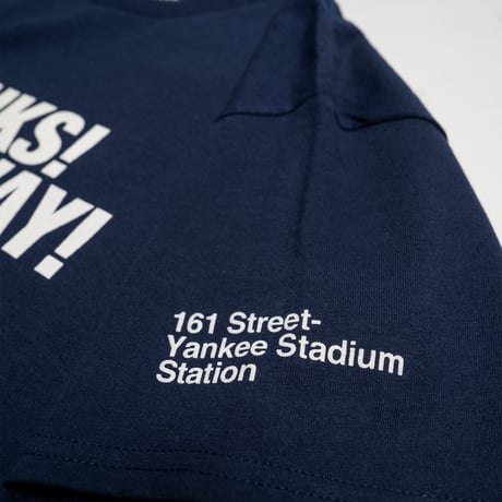 "GO YANKS" 6oz US Cotton Tee Navy