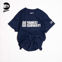 "GO YANKS" 6oz US Cotton Tee Navy
