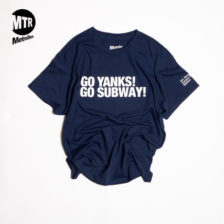 "GO YANKS" 6oz US Cotton Tee Navy